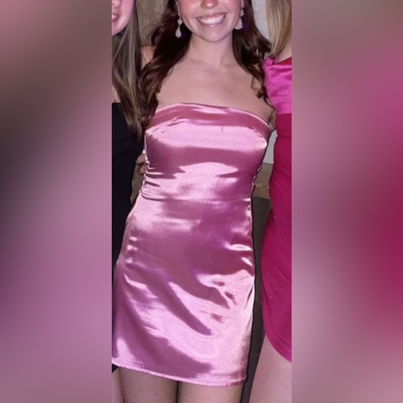 Princess Polly Shaya Mini dress size 0 in pink worn once. - Picture 2 of 2